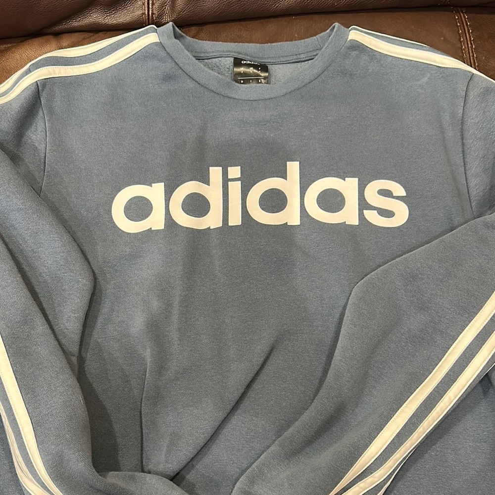 Adidas Men's Blue Sweater